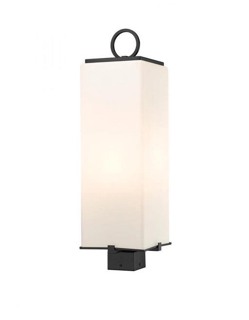 3 Light Outdoor Post Mount Fixture | 593PHBS-BK