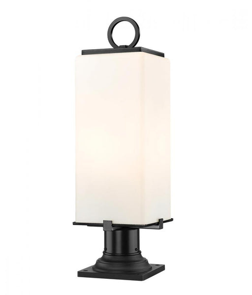 2 Light Outdoor Pier Mounted Fixture | 593PHMR-533PM-BK