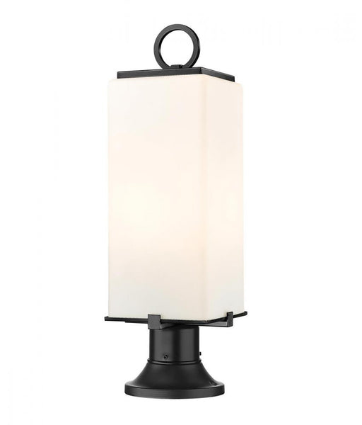 2 Light Outdoor Pier Mounted Fixture | 593PHMR-553PM-BK