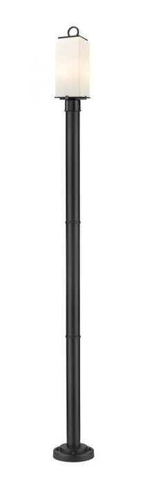 2 Light Outdoor Post Mounted Fixture | 593PHMR-567P-BK