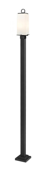 2 Light Outdoor Post Mounted Fixture | 593PHMS-536P-BK