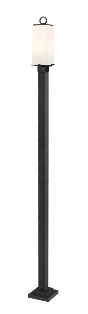 2 Light Outdoor Post Mounted Fixture | 593PHMS-536P-BK