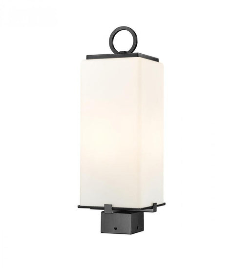 2 Light Outdoor Post Mount Fixture | 593PHMS-BK