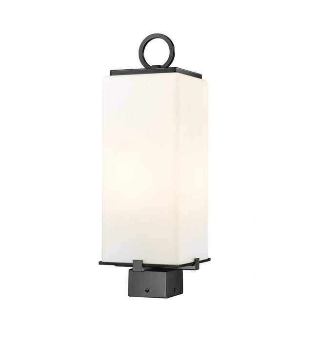 2 Light Outdoor Post Mount Fixture | 593PHMS-BK
