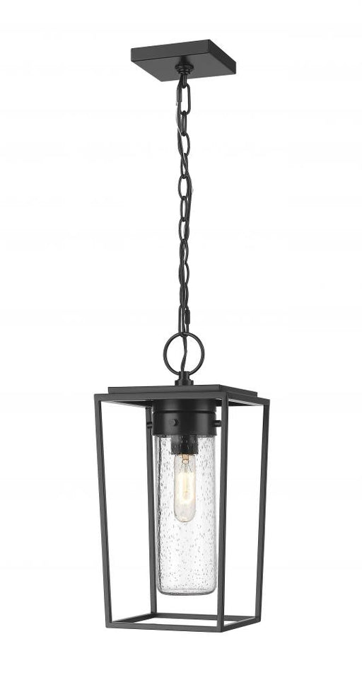 1 Light Outdoor Chain Mount Ceiling Fixture | 594CHM-BK