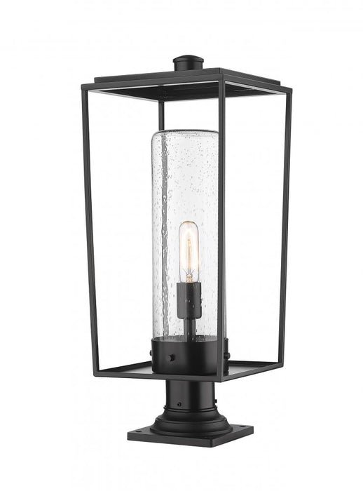 1 Light Outdoor Pier Mounted Fixture | 594PHBR-533PM-BK