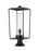 1 Light Outdoor Pier Mounted Fixture | 594PHBR-553PM-BK