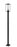 1 Light Outdoor Post Mounted Fixture | 594PHBS-536P-BK