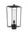 1 Light Outdoor Post Mount Fixture | 594PHBS-BK