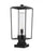 1 Light Outdoor Pier Mounted Fixture | 594PHBS-SQPM-BK
