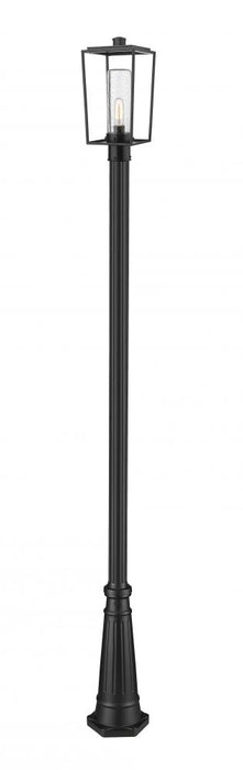 1 Light Outdoor Post Mounted Fixture | 594PHMR-519P-BK