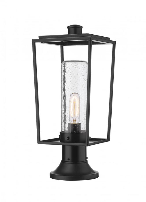 1 Light Outdoor Pier Mounted Fixture | 594PHMR-553PM-BK