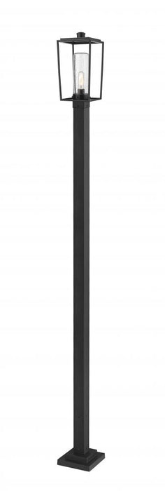 1 Light Outdoor Post Mounted Fixture | 594PHMS-536P-BK