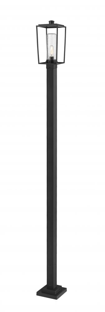 1 Light Outdoor Post Mounted Fixture | 594PHMS-536P-BK