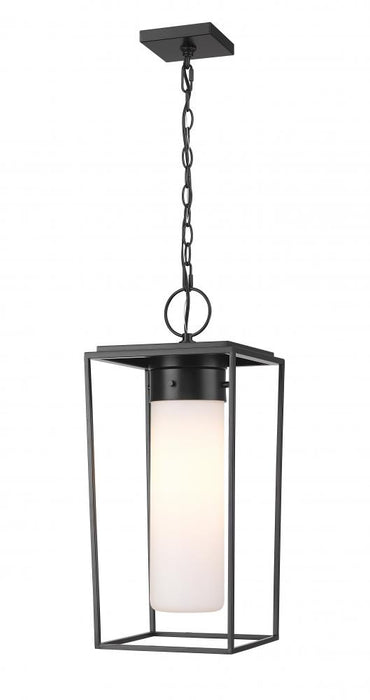 1 Light Outdoor Chain Mount Ceiling Fixture | 595CHB-BK