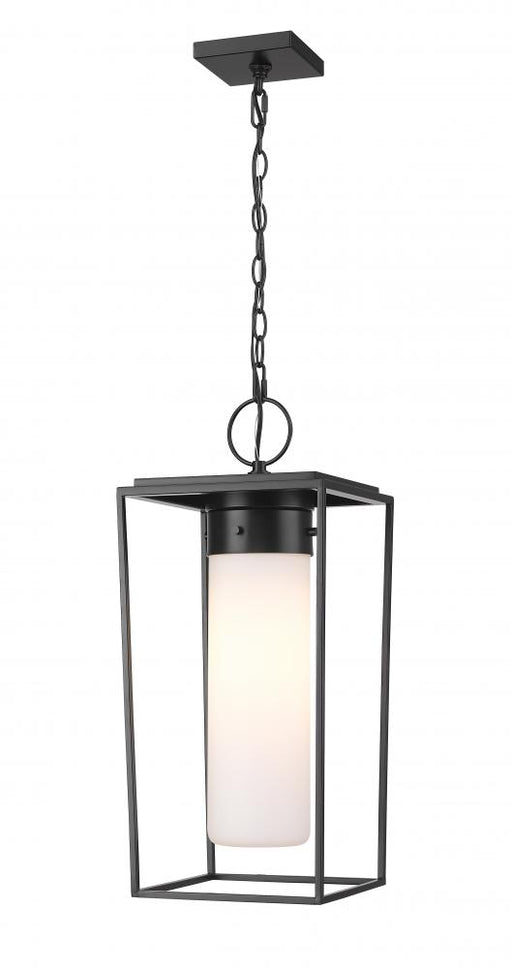 1 Light Outdoor Chain Mount Ceiling Fixture | 595CHB-BK