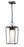 1 Light Outdoor Chain Mount Ceiling Fixture | 595CHM-BK