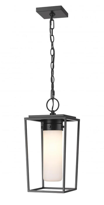 1 Light Outdoor Chain Mount Ceiling Fixture | 595CHM-BK