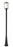 1 Light Outdoor Post Mounted Fixture | 595PHMR-519P-BK
