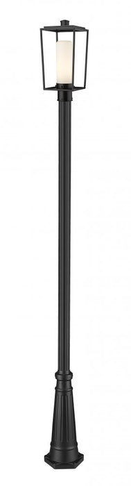 1 Light Outdoor Post Mounted Fixture | 595PHMR-519P-BK