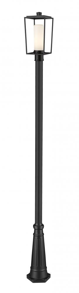 1 Light Outdoor Post Mounted Fixture | 595PHMR-519P-BK