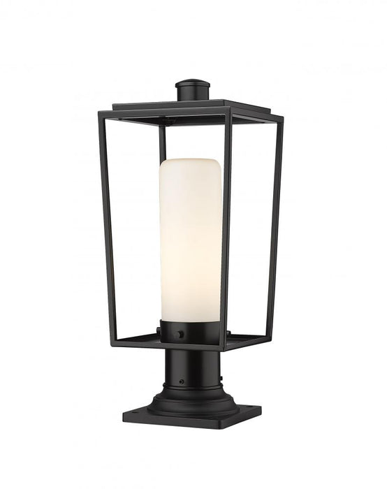 1 Light Outdoor Pier Mounted Fixture | 595PHMR-533PM-BK
