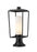 1 Light Outdoor Pier Mounted Fixture | 595PHMR-553PM-BK