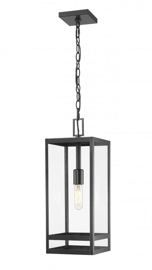 1 Light Outdoor Chain Mount Ceiling Fixture | 596CHB-BK