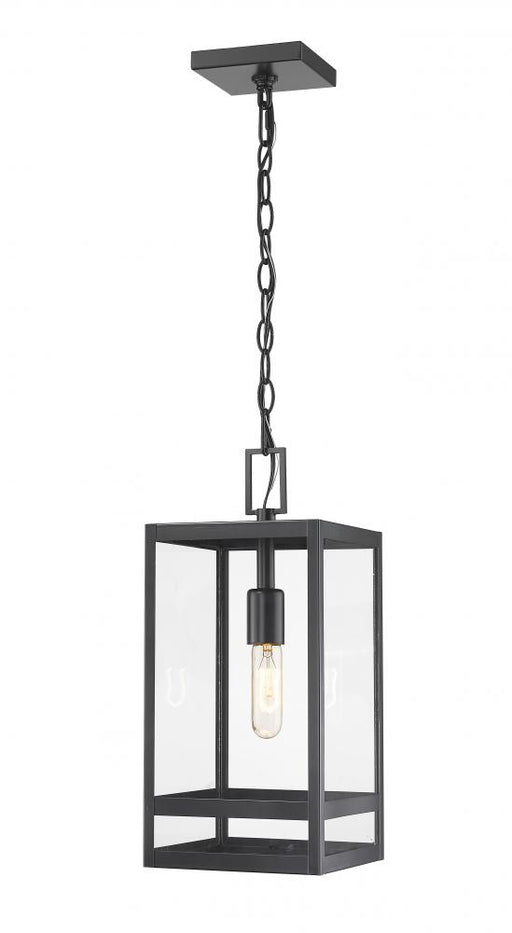 1 Light Outdoor Chain Mount Ceiling Fixture | 596CHM-BK