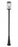 1 Light Outdoor Post Mounted Fixture | 596PHBR-519P-BK