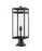 1 Light Outdoor Pier Mounted Fixture | 596PHBR-553PM-BK
