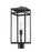 1 Light Outdoor Post Mount Fixture | 596PHBR-BK
