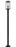 1 Light Outdoor Post Mounted Fixture | 596PHBS-536P-BK