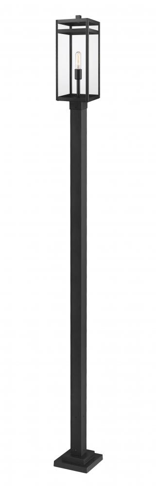 1 Light Outdoor Post Mounted Fixture | 596PHBS-536P-BK