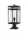 1 Light Outdoor Pier Mounted Fixture | 596PHMR-533PM-BK