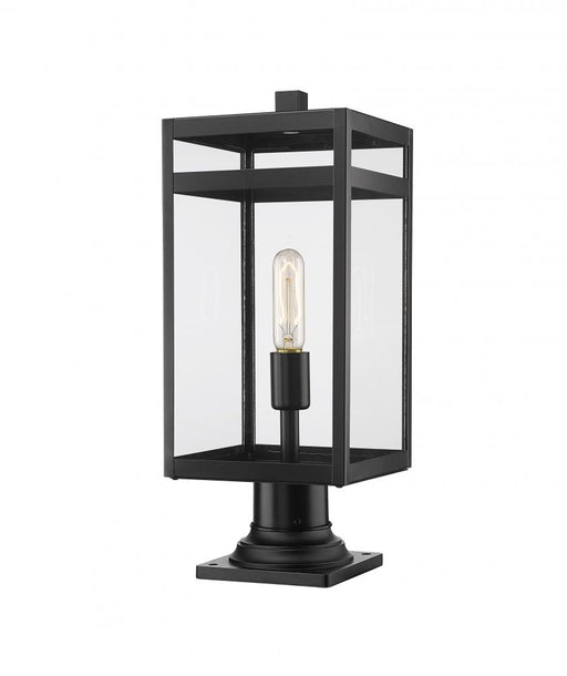 1 Light Outdoor Pier Mounted Fixture | 596PHMR-533PM-BK