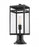 1 Light Outdoor Pier Mounted Fixture | 596PHMR-553PM-BK
