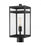 1 Light Outdoor Post Mount Fixture | 596PHMR-BK
