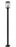 1 Light Outdoor Post Mounted Fixture | 596PHMS-536P-BK