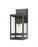 1 Light Outdoor Wall Light | 596S-BK