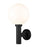 1 Light Outdoor Wall Light | 597B-BK