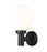 1 Light Outdoor Wall Light | 597M-BK