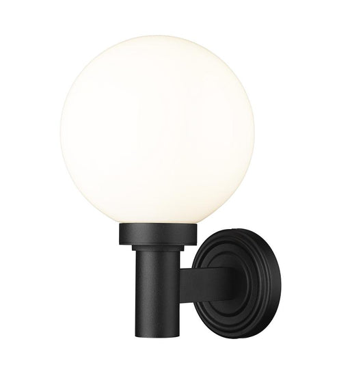 1 Light Outdoor Wall Light | 597M-BK