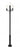 4 Light Outdoor Post Mount Fixture | 597PHB-4-5010P-BK