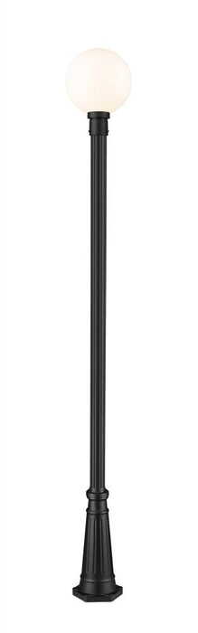 1 Light Outdoor Post Mounted Fixture | 597PHB-519P-BK