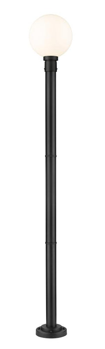 1 Light Outdoor Post Mounted Fixture | 597PHB-567P-BK