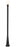 1 Light Outdoor Post Mounted Fixture | 597PHM-519P-BK