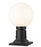 1 Light Outdoor Pier Mounted Fixture | 597PHM-533PM-BK