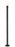 1 Light Outdoor Post Mounted Fixture | 597PHM-567P-BK