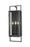 3 Light Outdoor Wall Light | 598B-BK